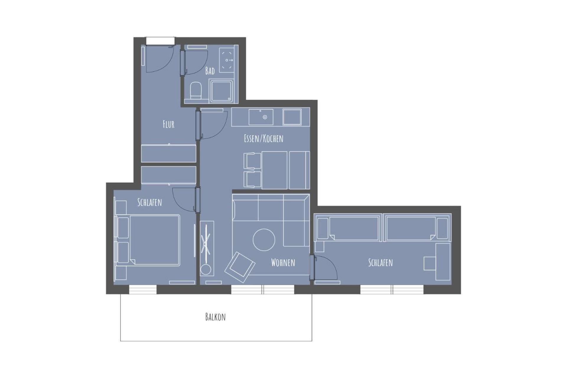Apartmenthaus B3 نورديرني الغرفة الصورة